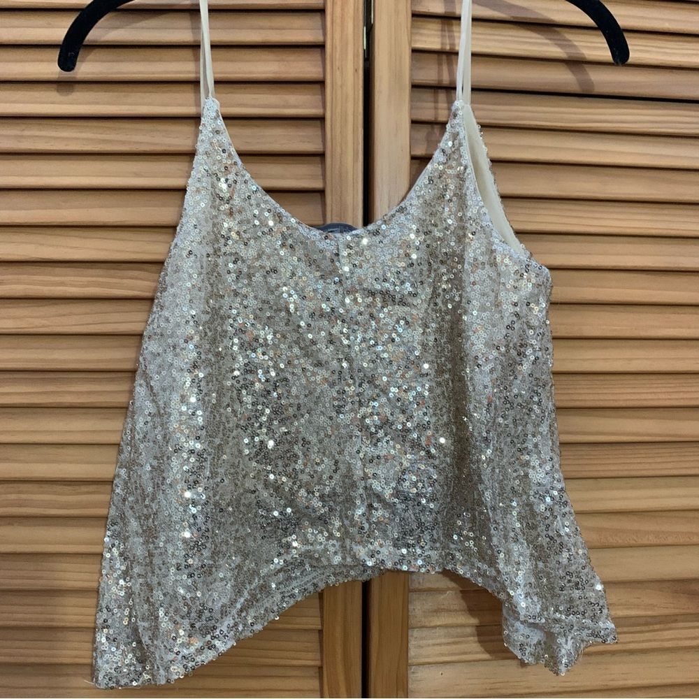 Charlotte Russe Y2k sequin tank top size medium - Picture 4 of 4